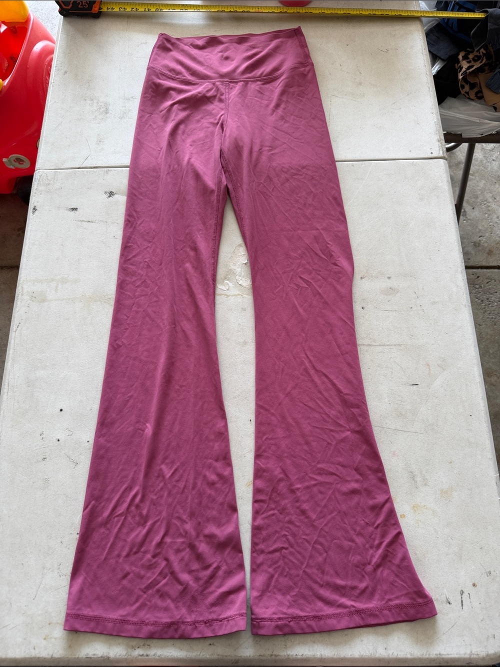 PINK Victoria's Secret Girls' Flare Leggings in Mauve Pink